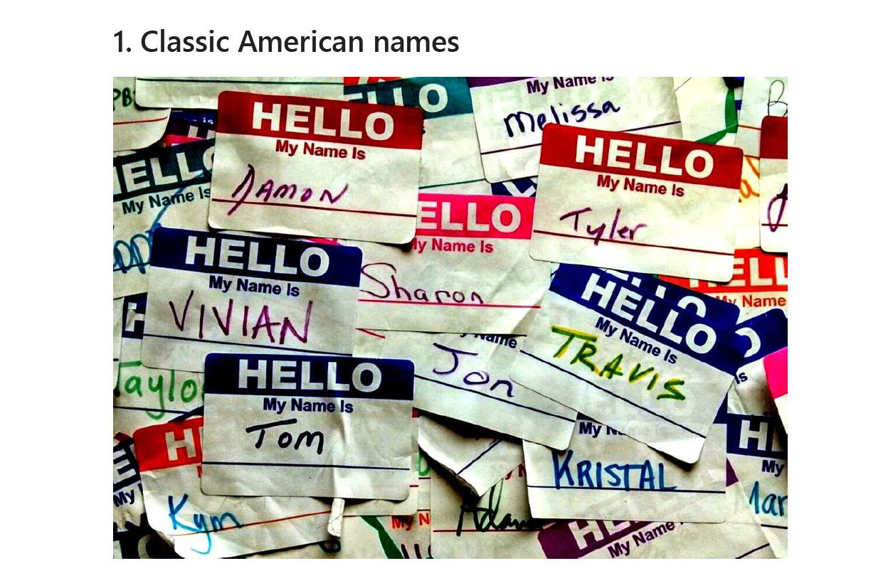 American Baby Name Trends